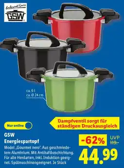 Lidl GSW Energiespartopf Angebot