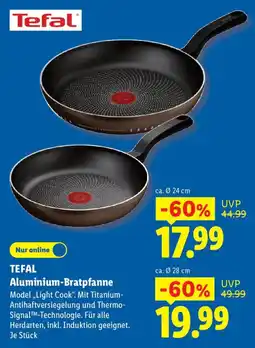 Lidl TEFAL Aluminium-Bratpfanne Angebot