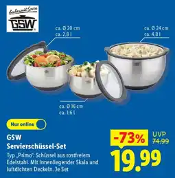 Lidl GSW Servierschüssel-Set Angebot