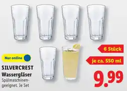 Lidl SILVERCREST Wassergläser Angebot