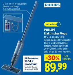 Lidl PHILIPS Elektrischer Mopp Angebot