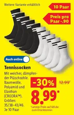 Lidl Tennissocken Angebot