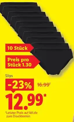 Lidl Slips Angebot