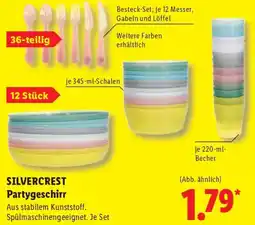 Lidl SILVERCREST Partygeschirr Angebot