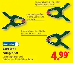 Lidl PARKSIDE Zwingen-Set Angebot