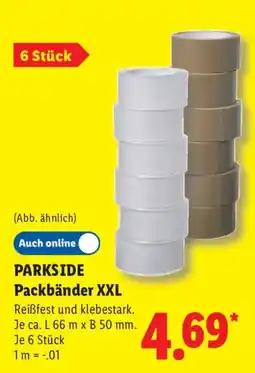 Lidl PARKSIDE Packbänder XXL Angebot