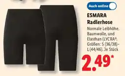 Lidl ESMARA Radlerhose Angebot