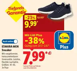 Lidl ESMARA MEN Sneaker Angebot