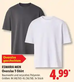 Lidl ESMARA MEN Oversize T-Shirt Angebot