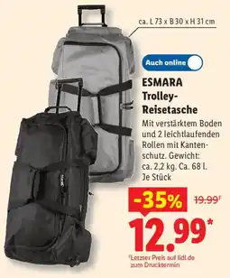 Lidl ESMARA Trolley-Reisetasche Angebot