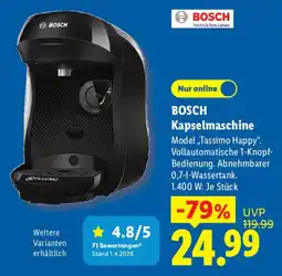 Lidl BOSCH Kapselmaschine Angebot