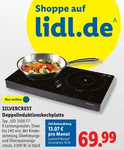 Lidl SILVERCREST Doppelinduktionskochplatte Angebot