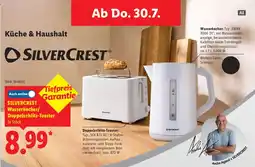 Lidl Wasserkocher/Doppelschlit-Toaster Angebot
