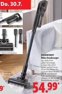 Lidl SILVERCREST Akku-Staubsauger Angebot