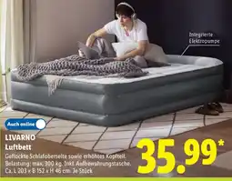 Lidl LIVARNO Luftbett Angebot