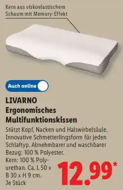 Lidl LIVARNO Ergonomisches Multifunktionsskissen Angebot