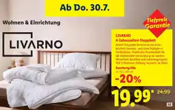Lidl LIVARNO 4-Jahreszeiten-Steppbett Angebot