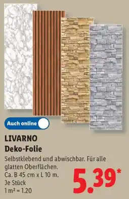 Lidl LIVARNO Deko-Folie Angebot