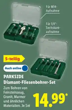 Lidl PARKSIDE Diamant-Fliesenbohrer-Set Angebot
