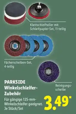 Lidl PARKSIDE Winkelschleifer-Zubehör Angebot