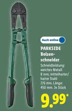 Lidl PARKSIDE Bolzenschneider Angebot