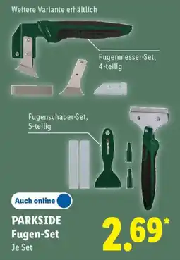 Lidl PARKSIDE Fugen-Set Angebot