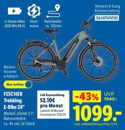 Lidl FISCHER Trekking E-Bike 28" Angebot