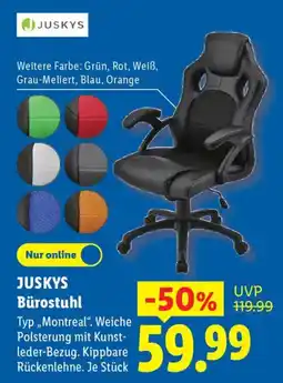 Lidl JUSKYS Bürostuhl Angebot