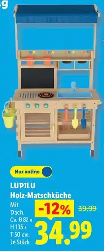 Lidl LUPILU Holz-Matschküche Angebot