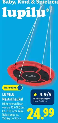 Lidl LUPILU Nestschaukel Angebot