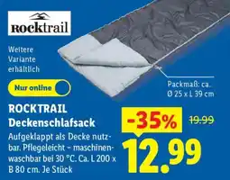 Lidl ROCKTRAIL Deckenschlafsack Angebot