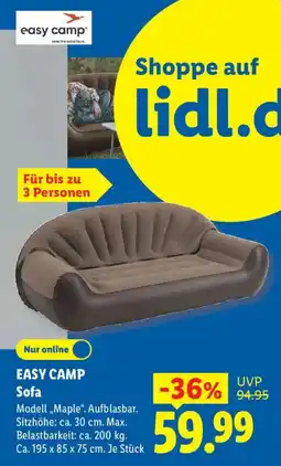Lidl EASY CAMP Sofa Angebot