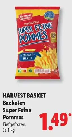 Lidl HARVEST BASKET Backofen Super Feine Pommes Angebot