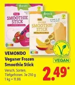 Lidl VEMONDO Veganer Frozen Smoothie Stick Angebot