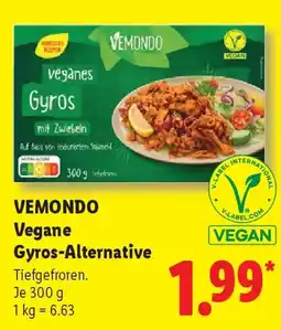 Lidl VEMONDO Vegane Gyros-Alternative Angebot