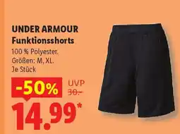 Lidl UNDER ARMOUR Funktionsshorts Angebot