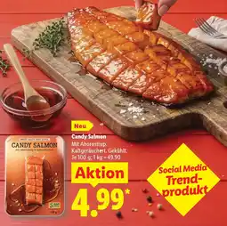 Lidl Candy Salmon Angebot