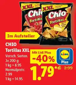 Lidl CHIO Tortillas XXL Angebot