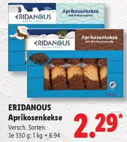 Lidl ERIDANOUS Aprikosenkekse Angebot