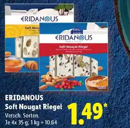 Lidl ERIDANOUS Soft Nougat Riegel Angebot