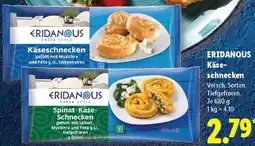 Lidl ERIDANOUS Käseschnecken Angebot