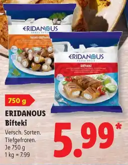 Lidl ERIDANOUS Bifteki Angebot