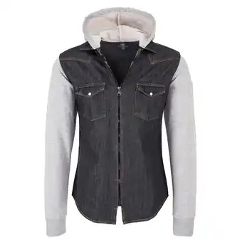 Netto Marken-Discount Rock Creek Hemd Jeanshemd mit Kapuze Regular Fit Angebot