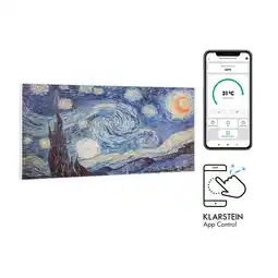 Netto Marken-Discount Wonderwall Air Art Smart Infrarotheizung 120x60cm 700W Wandinstallation App-Steuerung Sternennacht Angebot