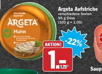 Hit Argeta Aufstriche Angebot