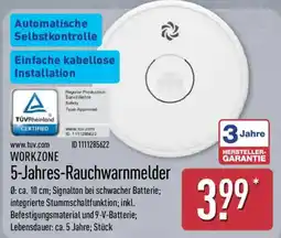 Aldi Nord WORKZONE 5-Jahres-Rauchwarnmelder Angebot
