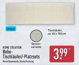 Aldi Nord HOME CREATION Boho-Tischläufer/-Platzsets Angebot