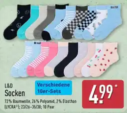 Aldi Nord L&D Socken Angebot