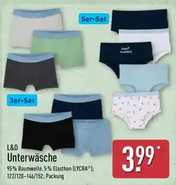Aldi Nord L&D Unterwäsche Angebot