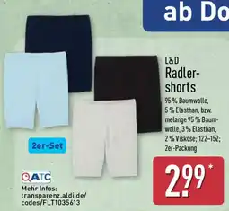 Aldi Nord L&D Radler-shorts Angebot